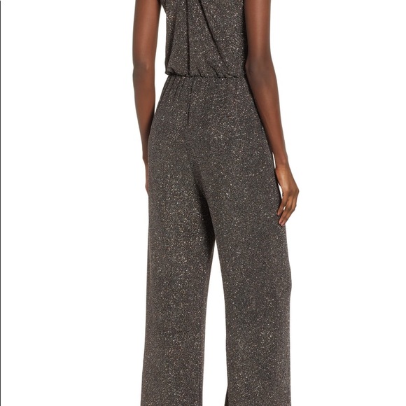 WAYF Black glitter jumpsuit, size S - Picture 4 of 10